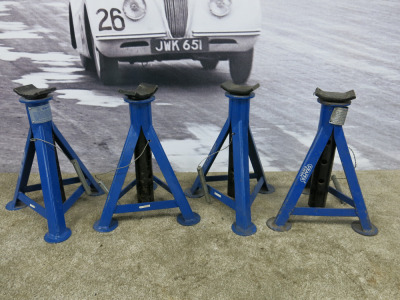 4 x Draper Expert 2 Ton Axle Stands, Size H30cm.