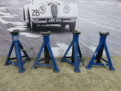 4 x Draper Expert 2 Ton Axle Stands, Size H30cm.