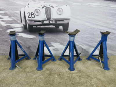 4 x Draper Expert 2 Ton Axle Stands, Size H30cm.