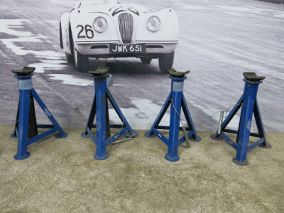 4 x Draper Expert 2 Ton Axle Stands, Size H30cm.