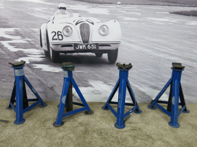 4 x Draper Expert 2 Ton Axle Stands, Size H30cm.