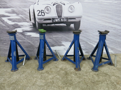 4 x Draper Expert 2 Ton Axle Stands, Size H30cm.