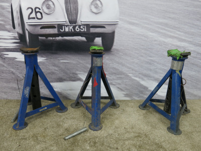 3 x Draper Expert 2 Ton Axle Stands, Size H30cm.