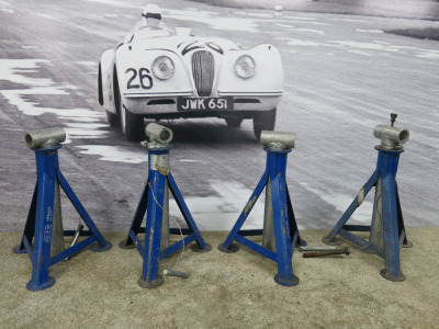4 x Draper Expert 2 Ton Axle Stands, Size H30cm.
