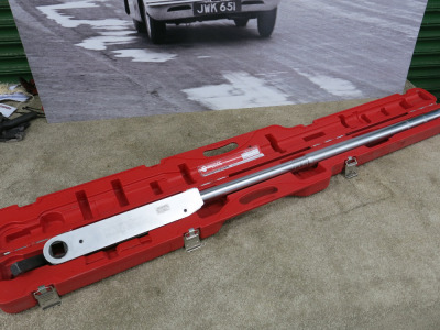 Britool Torque Wrench Model GVT8400, S/N UO50036. Comes in Carry Case.