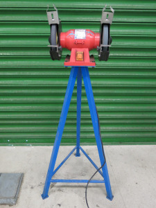 Sealey 150mm Bench Grinder, Model BG150CX.V3 on Stand.