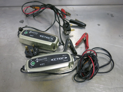 2 x CTEK Battery Chargers, Model MXS 3.8 (12V/3.8A).