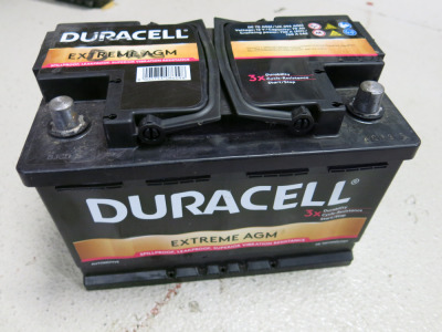 Duracell Extreme AGM, 12v, 70ah Battery.