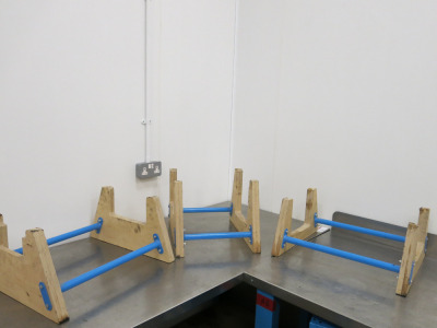 3 x Engine Mounts in Ply. Sizes 2 x W56cm & 1 x W39cm.
