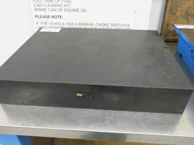 ITP Butlers Leap Rugby Calibration Granite Surface Plate. Size W60 x D45cm.