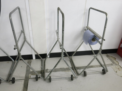 3 x Mobile Roll Dispensers.