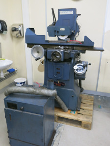 Jones & Shipman 540 Hydraulic Surface Grinder with Eclipse Permanent Magnet Chuck, 3 Phase. Comes with Visco Dust Extractor. NOTE: Original installation was incomplete, disconnected ready for removal.