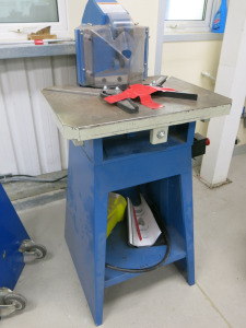 Baileigh Pneumatic Sheet Metal Corner Notcher, Model SN-F11-AN, Comes with Foot Pedal & Operators Manual.
