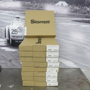 9 x Boxed Assorted Sized Starrett Duratec SFB Bandsaw Blades.