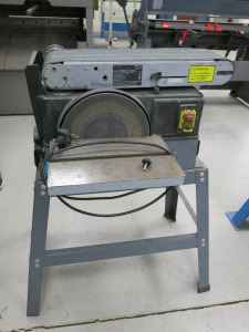 Sip 6" x 10" Belt Disc Sander on Metal Stand, Model 01943.