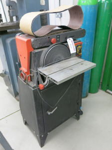 Sip 6" x 10" Belt Disc Sander on Metal Stand, Model 01331