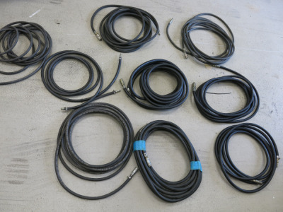 10 x Assorted Air Line Hoses.