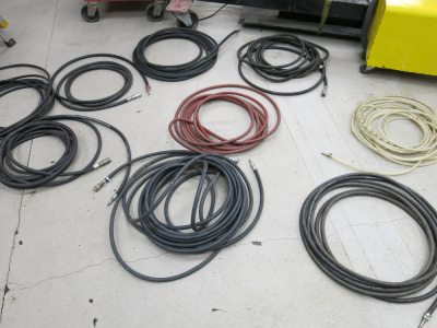 10 x Assorted Air Line Hoses.