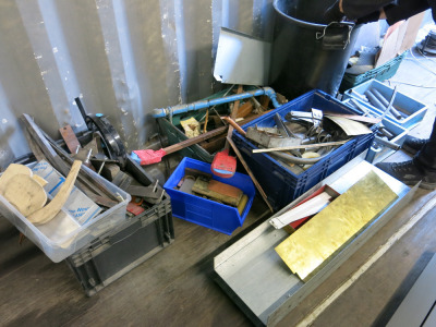 8 x Receptacles of Assorted Scrap Metal (As Viewed).