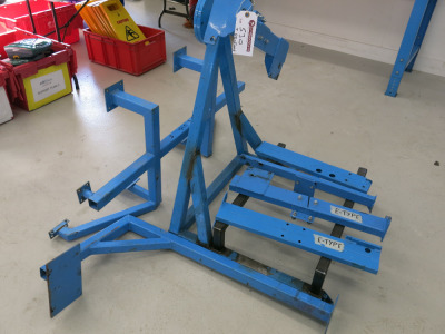 E-Type Rotisserie Jig with 7 x Attachments (As Viewed)