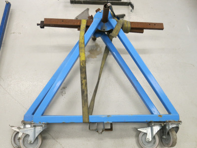 Vehicle Body Rotisserie Stand (As Viewed).
