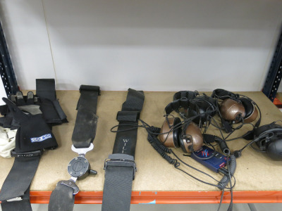 4 x Sets of Peltor Headsets & 3 x Harnesses (As Viewed).