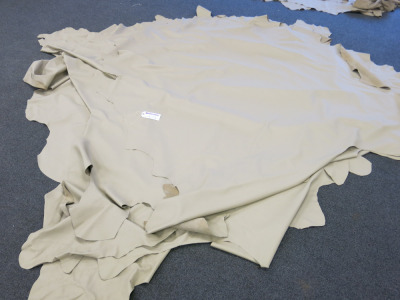 5 x Tan Soft Leather Full Hides.