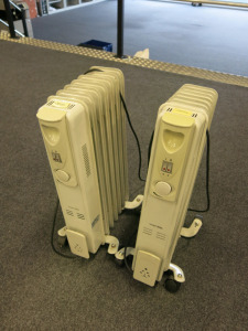 2 x Warmlite Electric Heaters, Model WL43003Z.