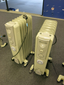 2 x Pifco Mobile Electric Heater, Model P43003YT.