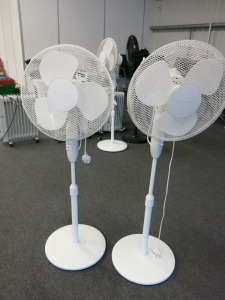 2 x John Lewis Floor Standing Fans, Model SW1ESNN.