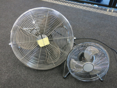 2 x Floor Fans (1 x Siplec & 1 x Challenge).