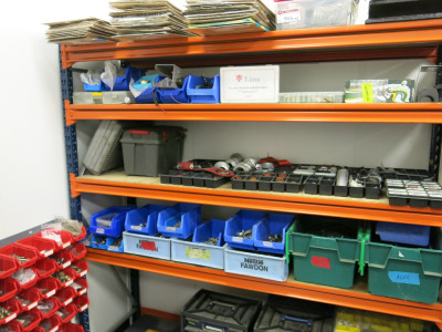 Quantity of Approx 60 x Bins, 5 x Crates & 10 x Trays of Various Classic Car Parts (As Viewed & Inspected).