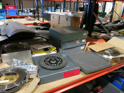 8 x Boxes of Assorted Classic Car Clutch & Pressure Plates (As Viewed & Inspected).