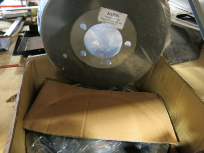 Pair of Jaguar XK 120/140/150 Brake Drums in Box/New.
