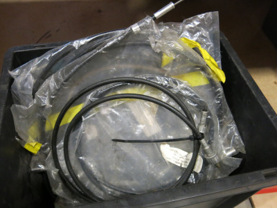 Crate of Assorted Speedo Cables (As Viewed & Inspected).