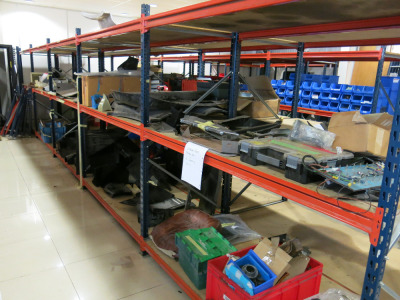 8 x Shelves of Assorted Classic Car Panels & Parts (As Viewed & Inspected).