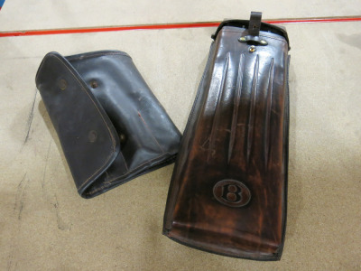 Bentley Leather Case (Triangle Inside) and a Small Tool Roll.