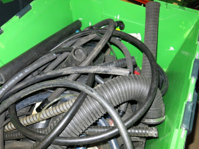 Crate of Assorted Rubber Hosing (As Viewed & Inspected).