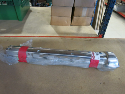 Pair of Jaguar XK Cam Shafts Covers in Polished Aluminium.