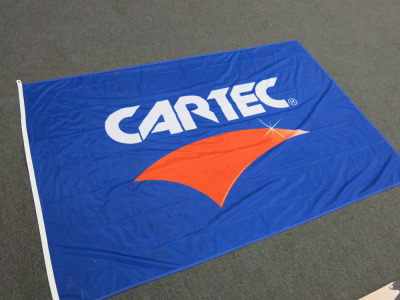 Cartec Branding Flag. Size H150 x W220cm.