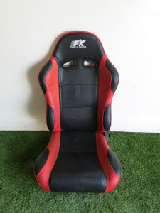 FK Powered by Perfection Bucket Sports Seats in Red & Black.