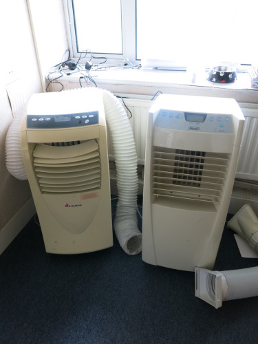 2 x Air Condition Units to Include: Sumatsu Office Portable Air Conditioner and DeLonghi Portable Air Conditioner. (Tower Building)