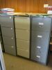 Dark Wood Office Furniture & Older Metal Filing Cabinets & Cupboards (Located Throughout Tower Building & Offices) to Include: 4 x Desks, Assorted Tables, Bookshelves, 3 x 4 Drawer Filing Cabinets, 2 x 3 Draw Cabinets & 2 x 6 Drawer Cabinets and Metal Cu - 9
