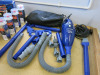 4 x Electrical Items to Include: 2 x 12v Chargers, 1 x Tyre Inflator & 1 x Mini Vacuum with Attachments & 4 x Cans of Clear Road Marking Primer. (Tower Building). - 2