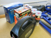 4 x Electrical Items to Include: 2 x 12v Chargers, 1 x Tyre Inflator & 1 x Mini Vacuum with Attachments & 4 x Cans of Clear Road Marking Primer. (Tower Building). - 3
