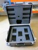 Heavy Duty Flight Case, with Foam Cutout Compartments Inside. (Tower Building)