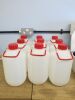 9 x 5 Litre PVC Cannisters.