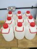 9 x 5 Litre PVC Cannisters. - 2