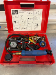 Case Containing KVB 01 Cooling System Charger Pump & Fittings.