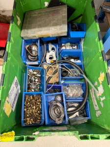 Large Crate Containing Assorted Brass & Aluminium Fittings, Flanges Etc As Viewed & Pictured.